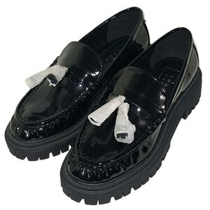 ShuShop Taylor Faux Patent Leather Mules Clogs Womens Size 7.5 Platform Shoes